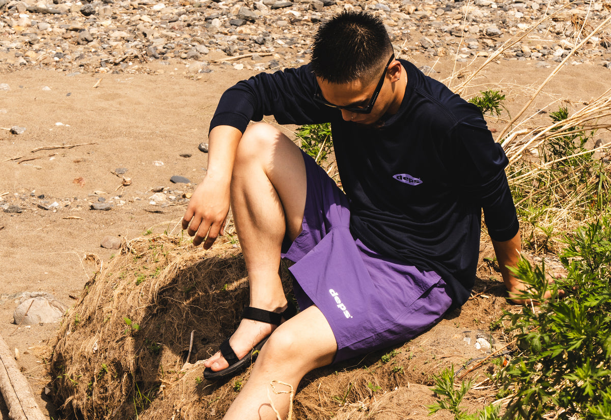 deps　デプス　ナイロンショーツ　ハーフパンツ deps デプス ナイロンショーツ 試着のみ XLの通販 by