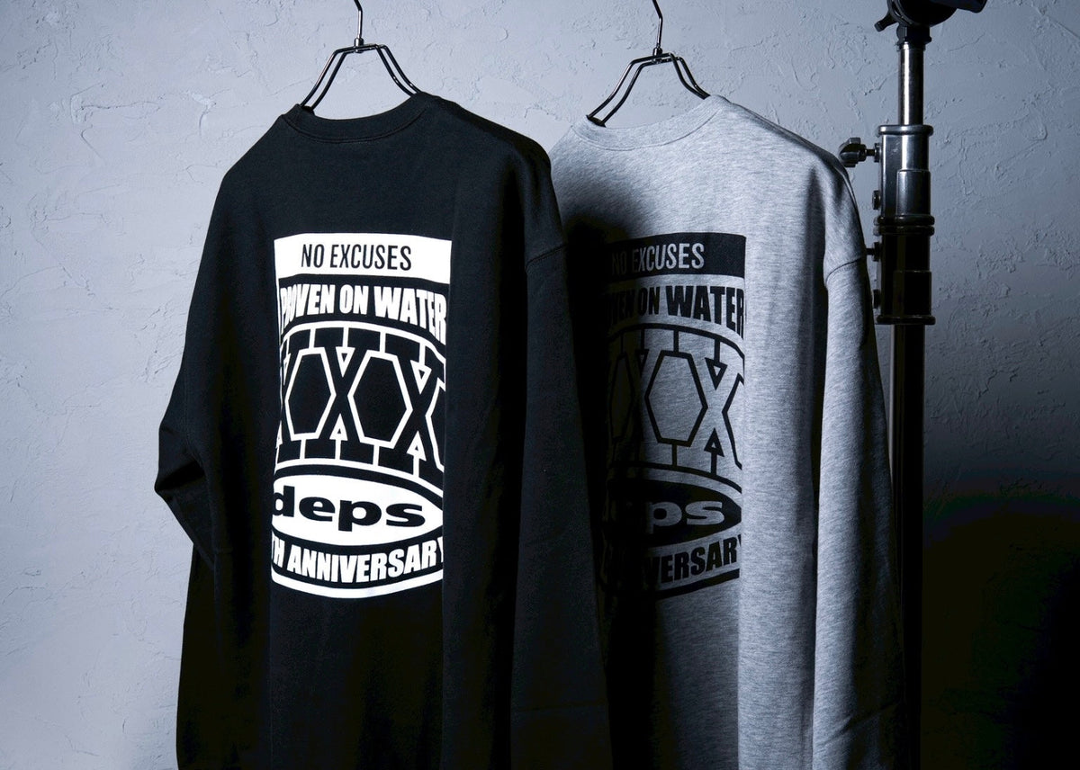 deps 30th ANNIV. SWEAT SHIRT & HOODIE & SWEAT PANTS – DEPS online