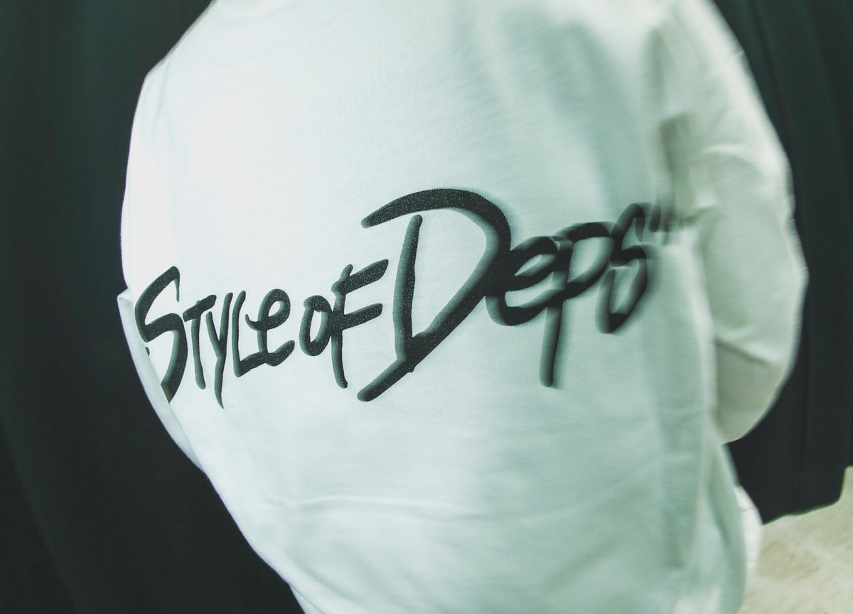 deps L/S TEE WHITE×BLACK Lサイズ deps L/S TEE – DEPS online