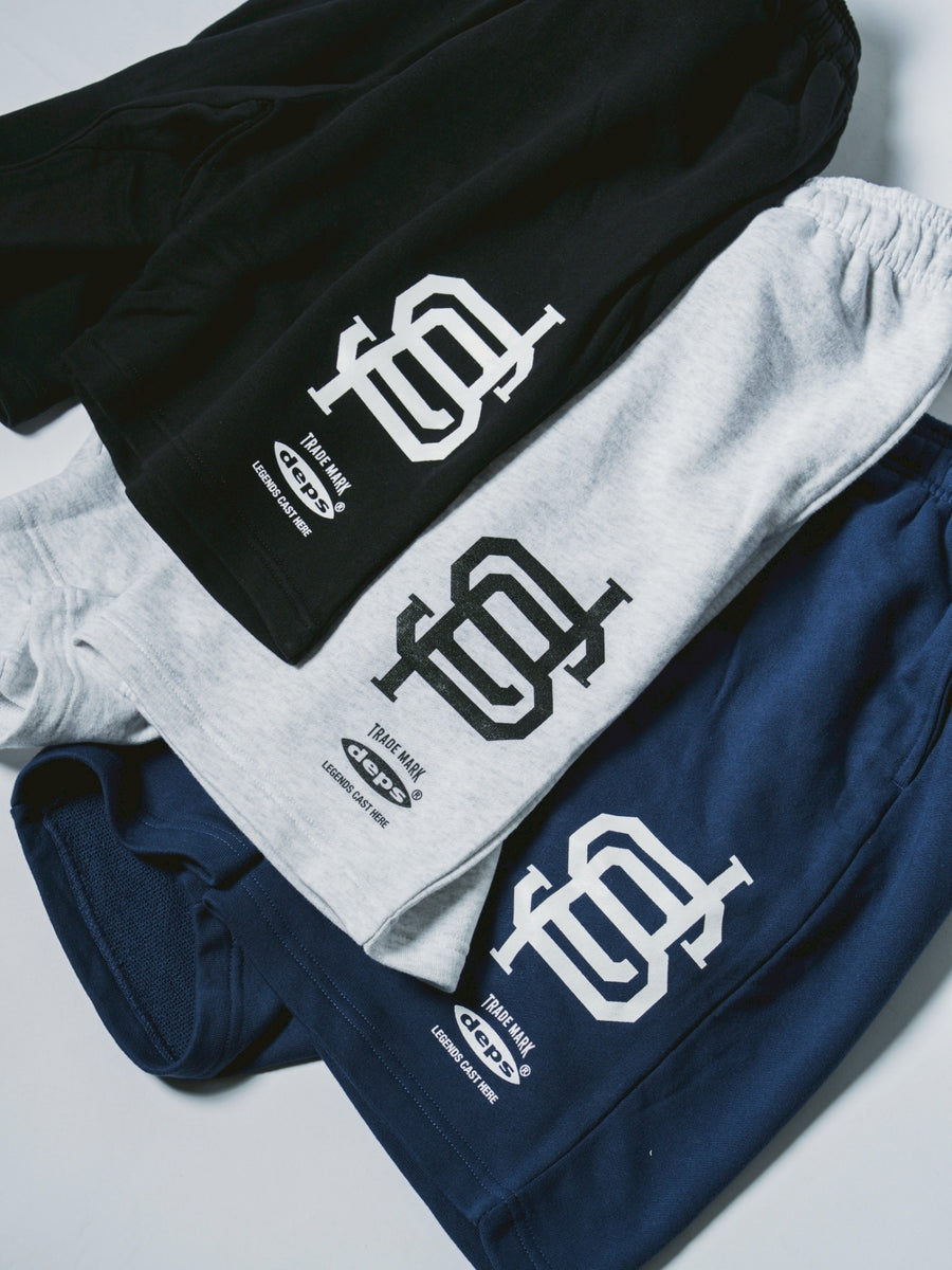 deps BASEBALL LOGO SWEAT SHORTS【GRAY】 – DEPS online