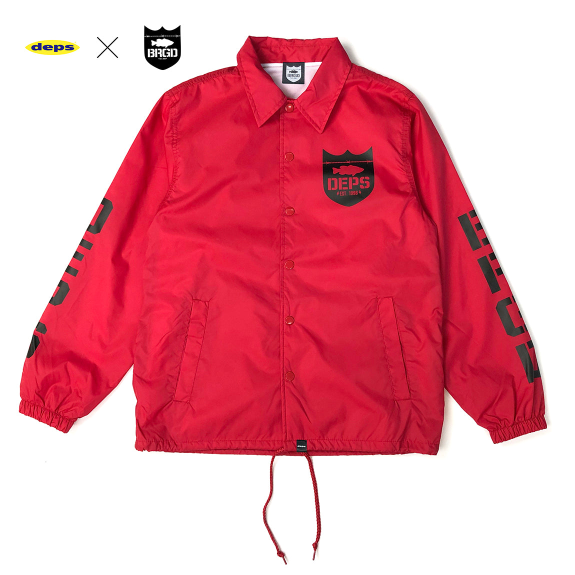 DEPS BRIGADE COACH JACKET【RED/BLACK】 – DEPS online