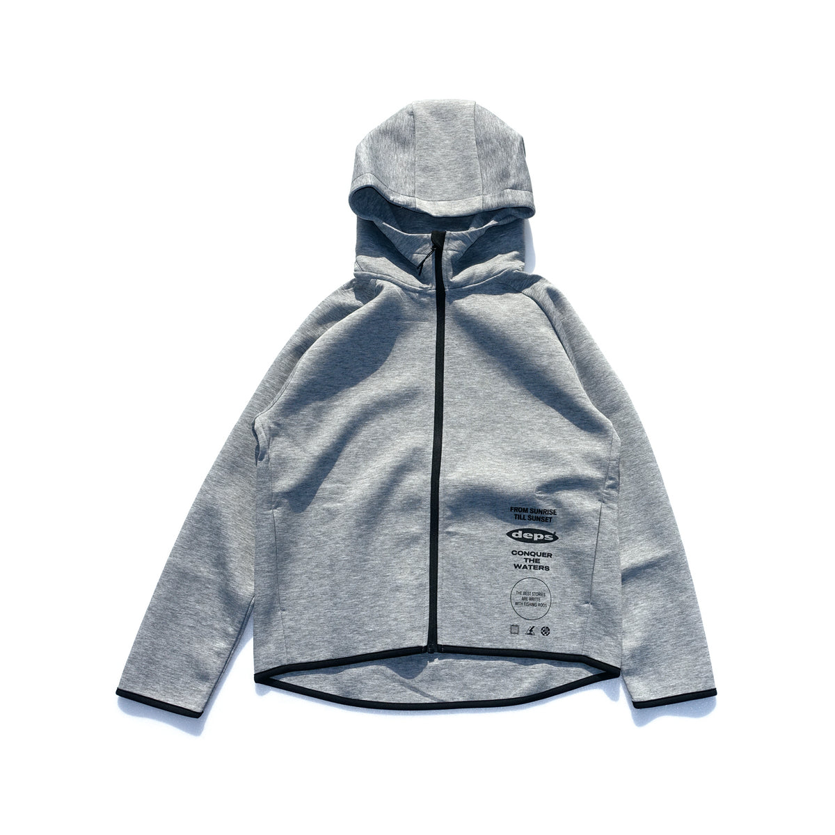 deps BOBDED ZIP HOODIE【GRAY】 – DEPS online