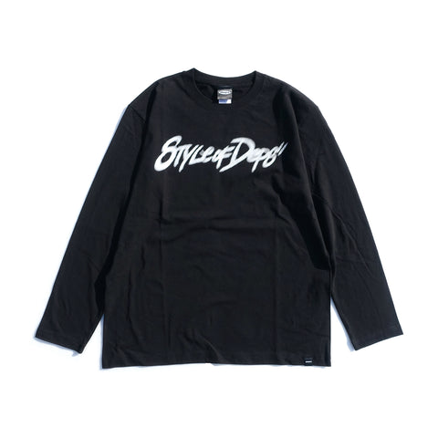 deps MOVING STYLE L/S TEE【BLACK】