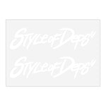 STYLE OF DEPS CUTTING STICKER TYPE-A