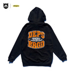 DEPS BRGD RFEO HOODY【BLACK/ORANGE】