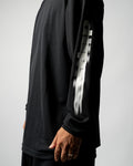 deps MOTION LOGO DRY L/S TEE【BLACK】