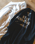 deps STAY BASS FISHING TEE【BLACK】