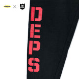 DEPS BRIGADE SWEAT PANTS【BLACK/RED】