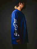 deps DRY MESH L/S TEE【BLUE】
