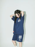 deps BASEBALL LOGO SWEAT SHORTS【NAVY】