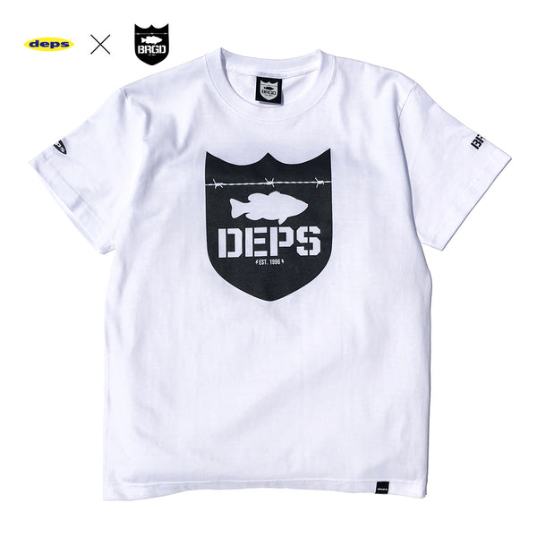若者に人気のブランド DEPS BRIGADE SHIELD LOGO TEE【WHITE】 – DEPS online ウェア
