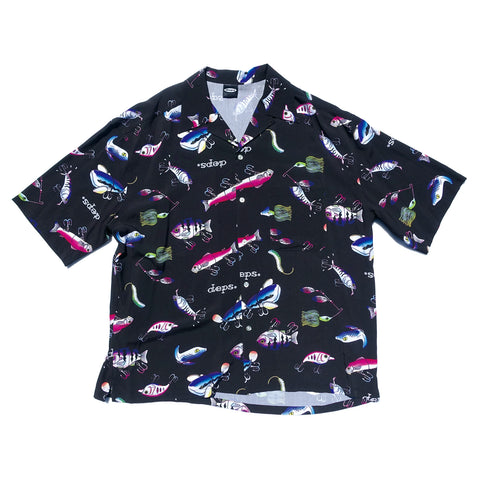 deps×Aloha Rug ALOHA SHIRT【BLACK】