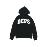 deps ARCH LOGO ZIP UP HOODIE【BLACK】