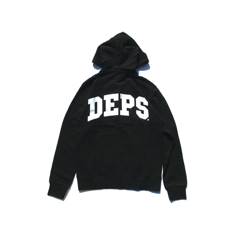 deps ARCH LOGO ZIP UP HOODIE【BLACK】