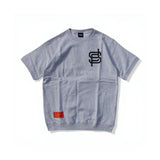 deps BASEBALL LOGO S/S SWEAT【GRAY】