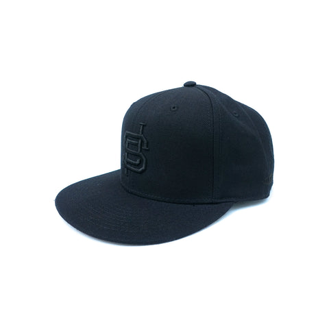 deps BASEBALL LOGO CAP【BLACK×BLACK】