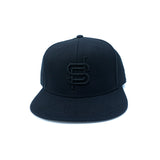 deps BASEBALL LOGO CAP【BLACK×BLACK】