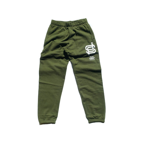 deps BASEBALL LOGO SWEAT PANTS【OLIVE】