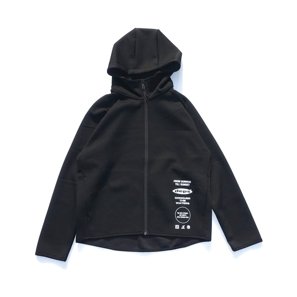 deps デプス BONDED HOODIE パーカー deps BONDED ZIP HOODIE【BLACK】 – DEPS online