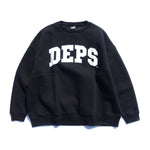 deps ARCH LOGO PILE SWEAT【BLACK】