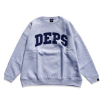 deps ARCH LOGO PILE SWEAT【GRAY】