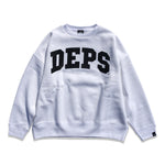 deps ARCH LOGO PILE SWEAT【WHITE】