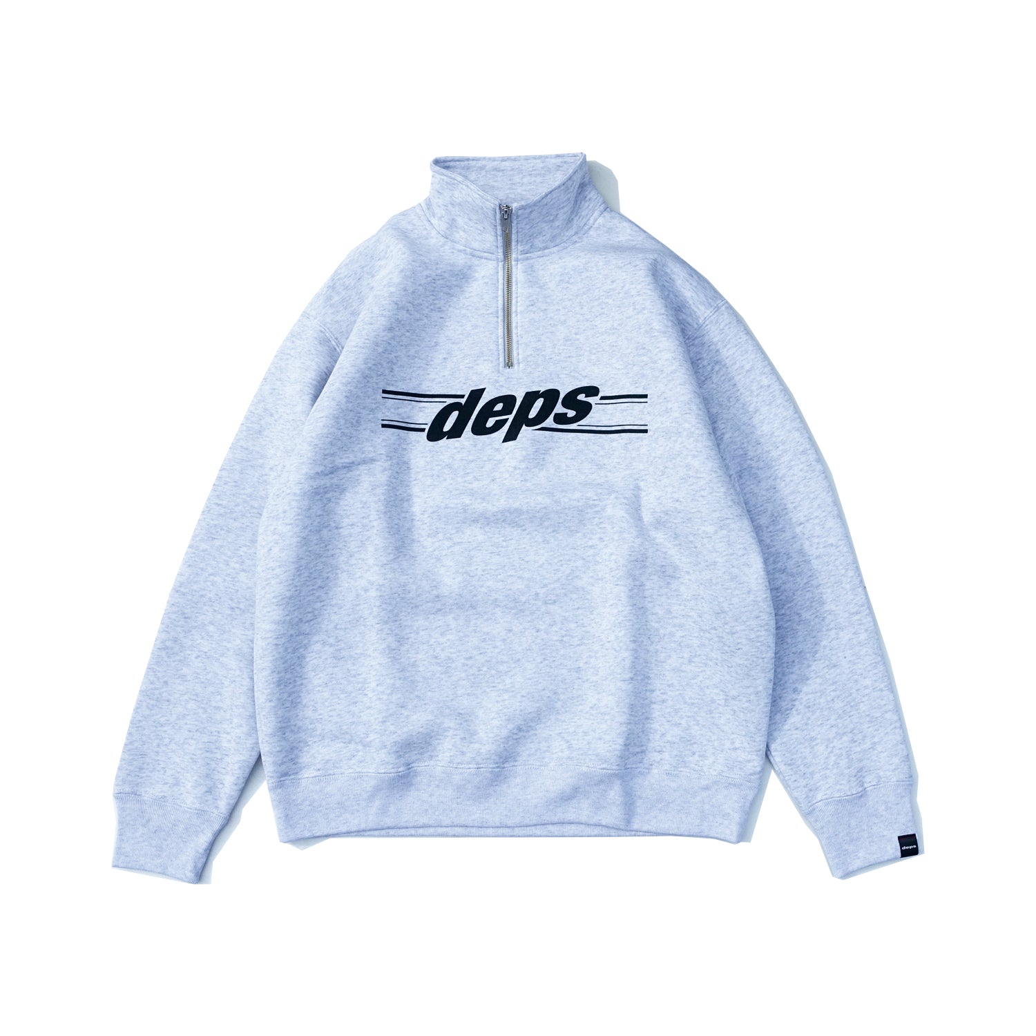 DEPS HALF ZIP SWEAT SHIRT デプス スウェット deps HALF ZIP SWEAT SHIRT【GRAY】 – DEPS online