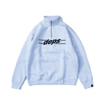 deps HALF ZIP SWEAT SHIRT【GRAY】