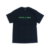 deps NEON COLOR TEE【BLACK】