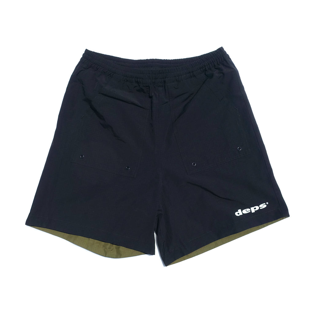 deps REVERSIBLE SHORTS【BLACK&OLIVE】 – DEPS online