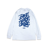deps TAG LOGO L/S TEE【WHITE×NAVY】