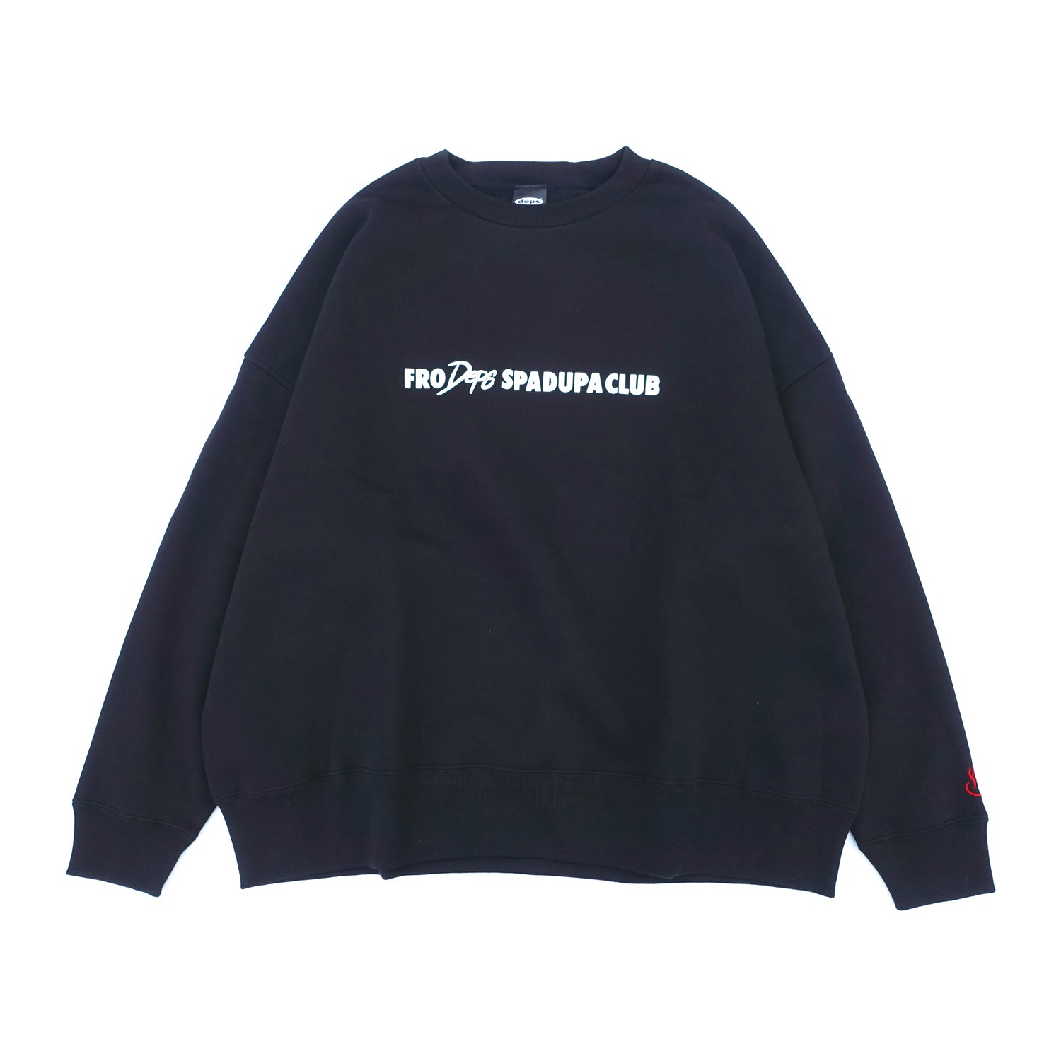 deps × FROCLUB 26 SWEAT SHIRT【BLACK】 – DEPS online