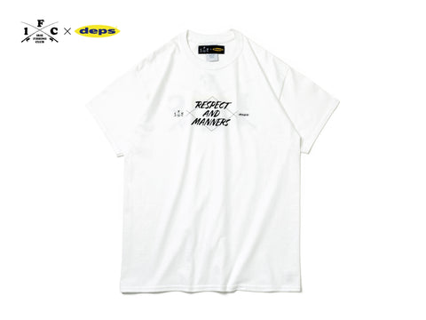 RESPECT & MANNERS S/S TEE【WHITE】