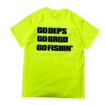 GO OUT×deps×BRGD TEE【SAFETY GREEN】