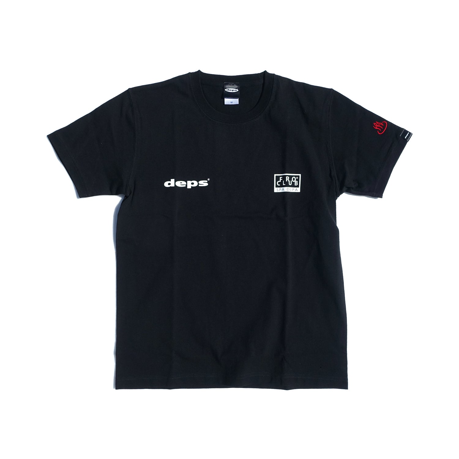 deps DEPSデプス 半袖スウェットTシャツ Mサイズ 新品未使用品 deps×FROCLUB S/S TEE【BLACK】 – DEPS online